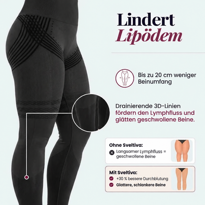Sveltiva™ ContourFit - 3D-gestrickte Konturleggings mit hohem Bund