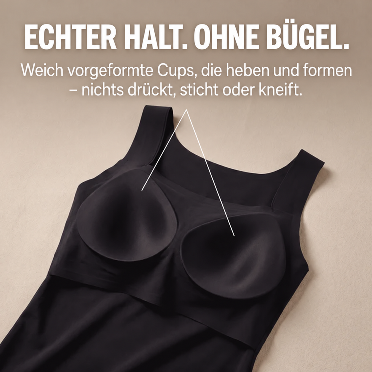 Silhoeva™ SmoothTank - Nahtloses Tanktop mit integriertem BH