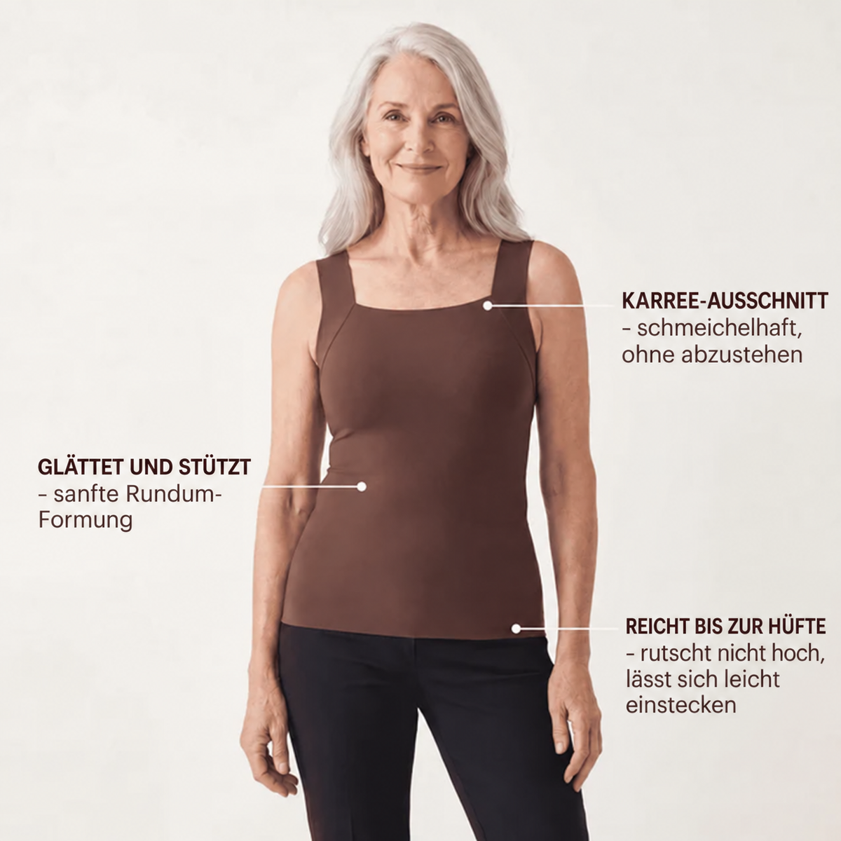Silhoeva™ SmoothTank - Nahtloses Tanktop mit integriertem BH