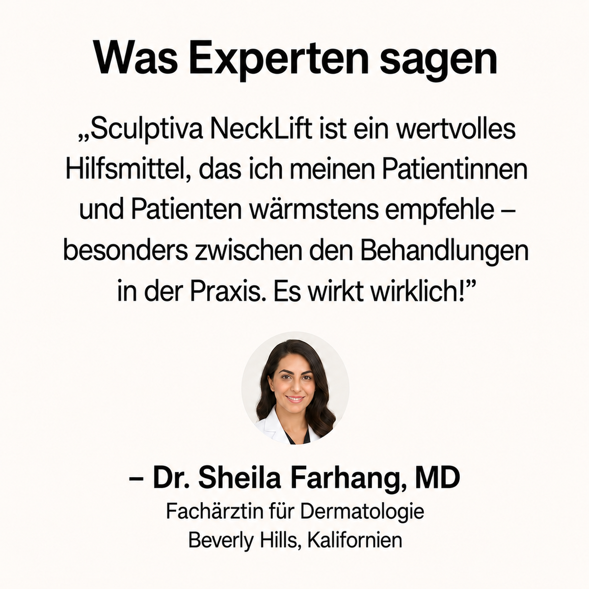 Sculptiva NeckLift - LED Hals & Kinn Behandlung