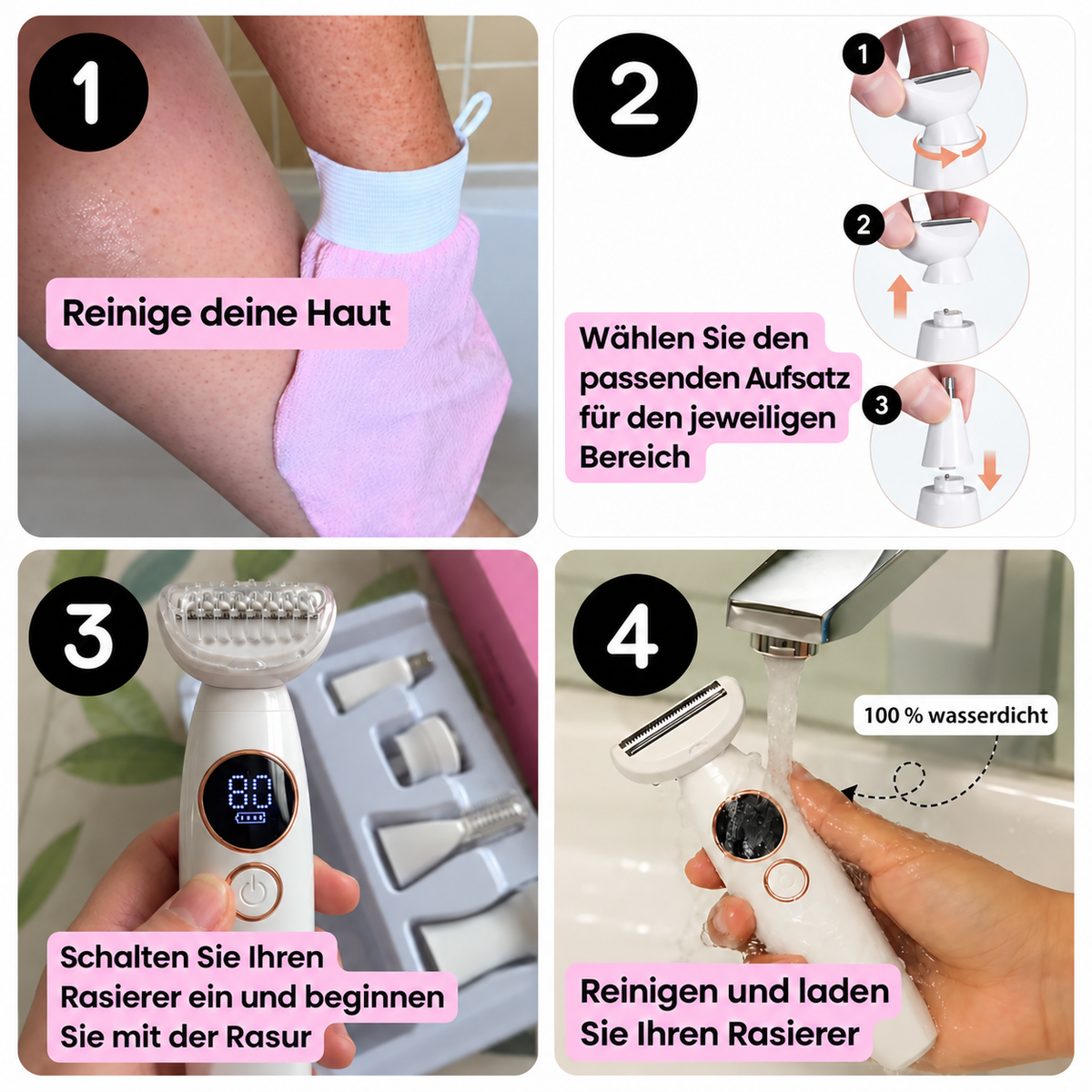 Silkara in 4 stappen gebruiken